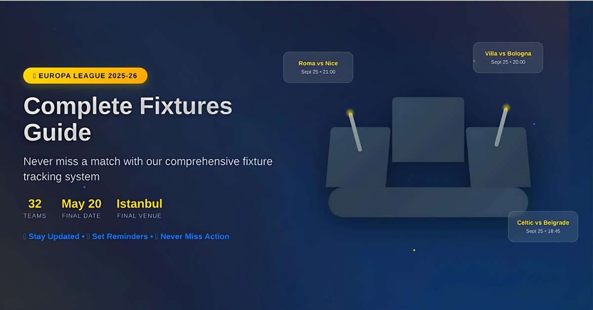 Europa League Fixtures