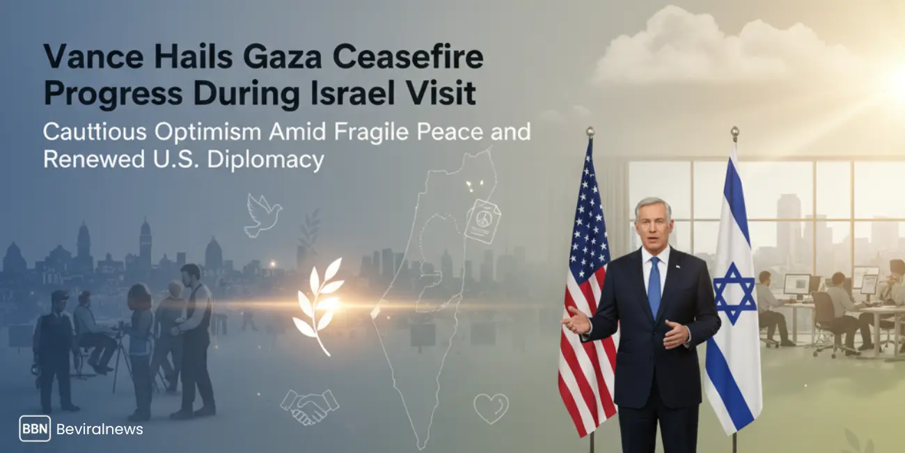 Vance hails Gaza ceasefire